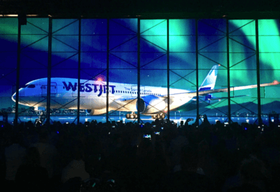 Westjet Projection Mapping - Go2Productions