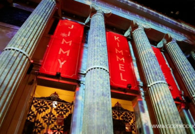 projection mapping jimmy kimmel live christmas - Go2Productions