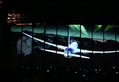 westjet projection mapping - Go2Productions